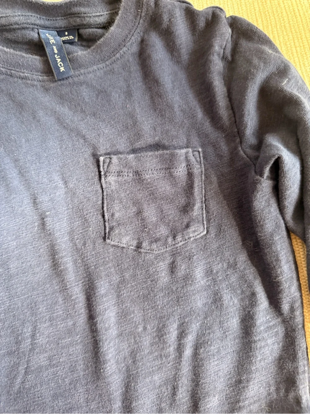 Bundle Janie and Jack Slub Long Sleeve Tee & Cat & Jack white tee 5T